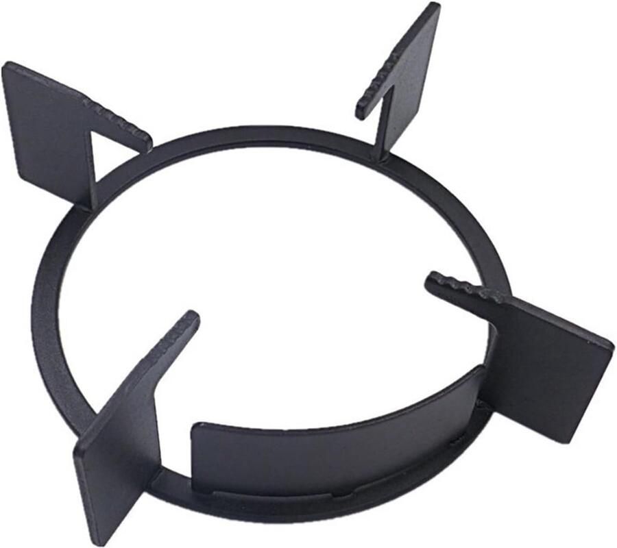 Wok Ring Kookring Ondersteuning Gelijkmatig Koken Verhoogt Stabiliteit 20 cm Diameter Zwart