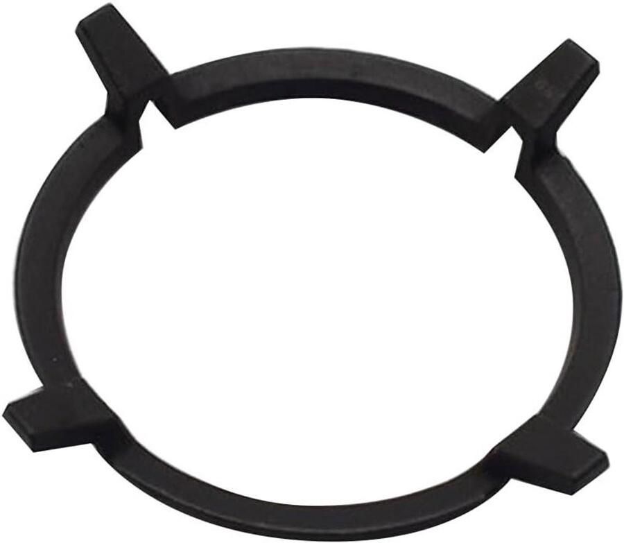 Wok Ring Onderzetter Kookplaat Stabiel Koken Gietijzeren Constructie 14cm Diameter Zwart