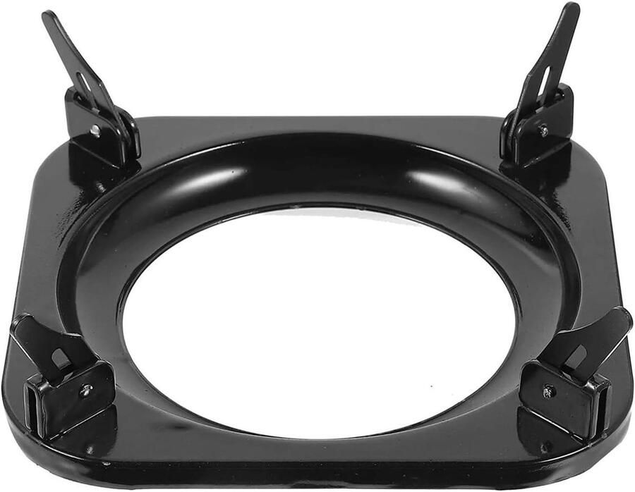 Wok Ring Pan Steun Stabiel Koken Universeel Geschikt 19.5 cm Zwart