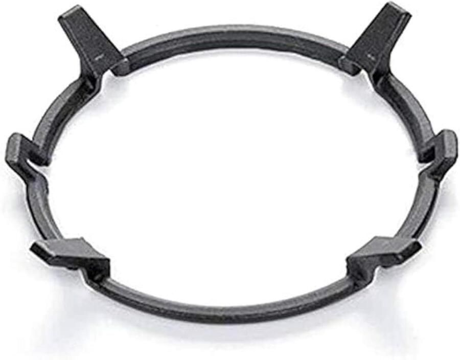 Wok Ring Rack Kookplaat Ondersteuning Stabiel Koken Gietijzer Hittebestendig 18cm Buitendiameter Zwart