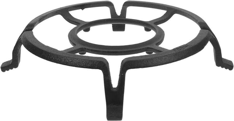 Wok Ring Rooster Pan Steun Stabiel Koken Universele Pasvorm 24 cm Zwart