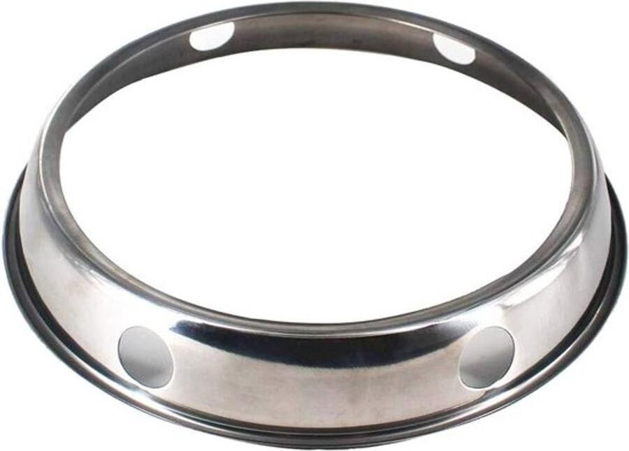 Wok Ring Wok Rack Koken op Gas Roestvrij Staal 9 Inch Diameter Zilver