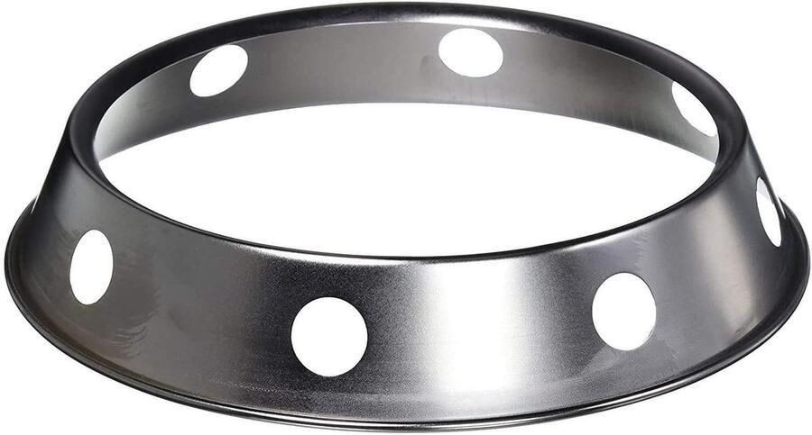 Wok Steunframe Wok Ring Koken op Gas Universele x 27 cm Zilver