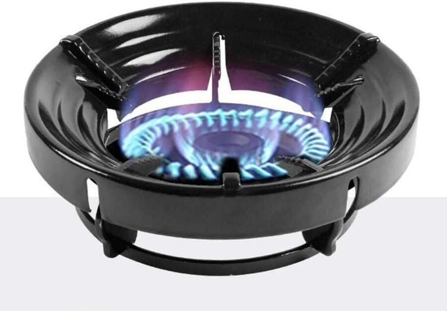 Wok Steunring Fornuisrek Onderzetter Koken op Gas Universele Pasvorm 25.5cm Zwart - Foto 1