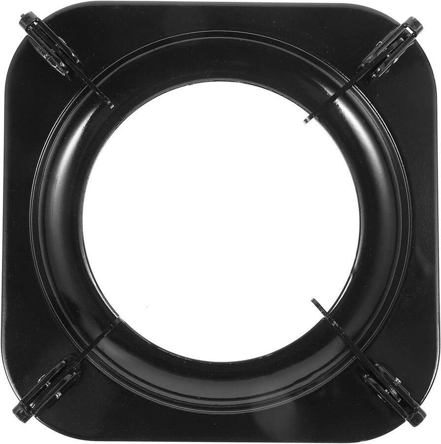 Wok Steunring Gasfornuis Ring Koken op Gas Universele Pasvorm 19.5 cm Zwart