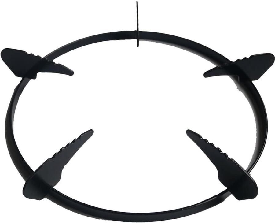 Wok Steunring Kookplaat Accessoire Stabiel Koken Universele Pasvorm 20 cm Zwart