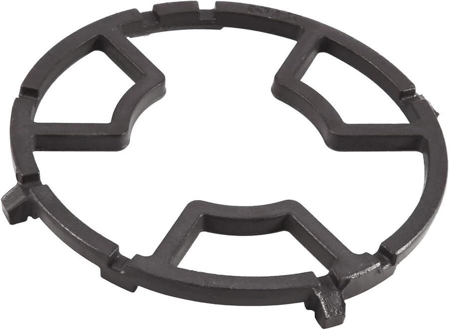 Wokbrander Houder Gasfornuis Ring Kleine Pannen Stabiliseren Gietijzeren Constructie 21 x 21 x 7 cm Zwart