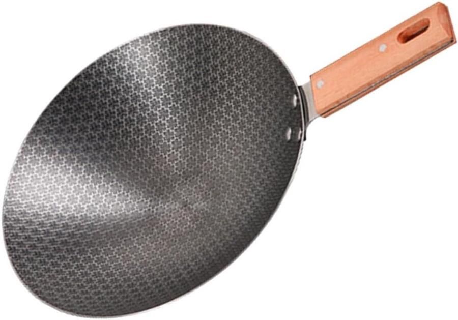 Wokpan Koekenpan Keukenpan Thuis Koken Antiaanbaklaag 39.50X27.50X6.30CM Grijs