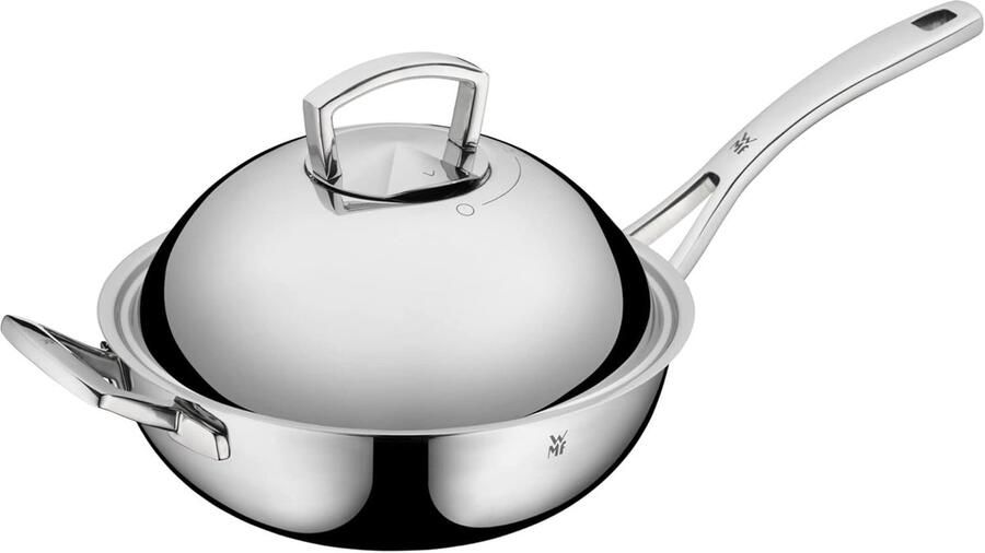 Kookpan Wok Roerbakpan Snel Koken Meerlaagse Constructie 28 cm Multi
