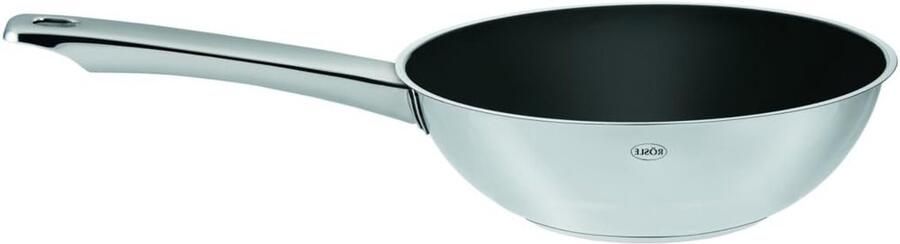 Wokpan RVS Roerbakpan Antiaanbak Gezond Koken ProPlex Antiaanbaklaag 28 cm Zwart - Foto 1