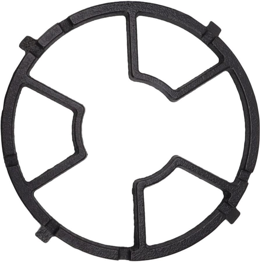 Wokrek Gietijzer Gasfornuis Ring Stabiel Koken Antislip Ondersteuning Min. 8cm Bodem Rood