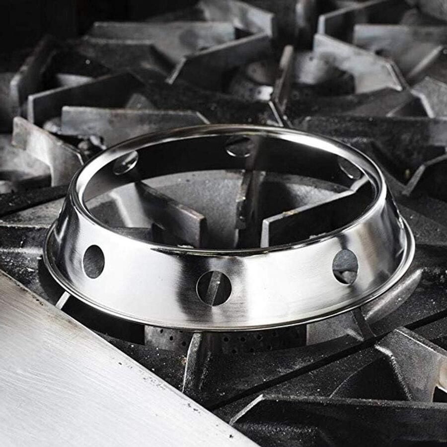 Wokrek Potsteun Aziatisch Koken Hoge Stabiliteit 18x21 cm Zilver