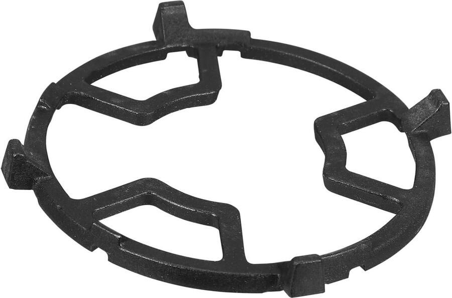 Wokring Gasfornuis Gietijzeren Pansteun Stabiel Koken Universele Pasvorm 19 x 19 cm Zwart
