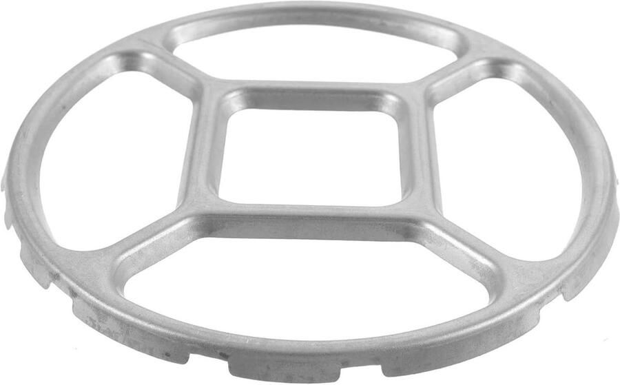 Wokring Gasfornuis Kookring Pansteun Stabiel Koken Hittebestendig Metaal 15.4 cm Zilver