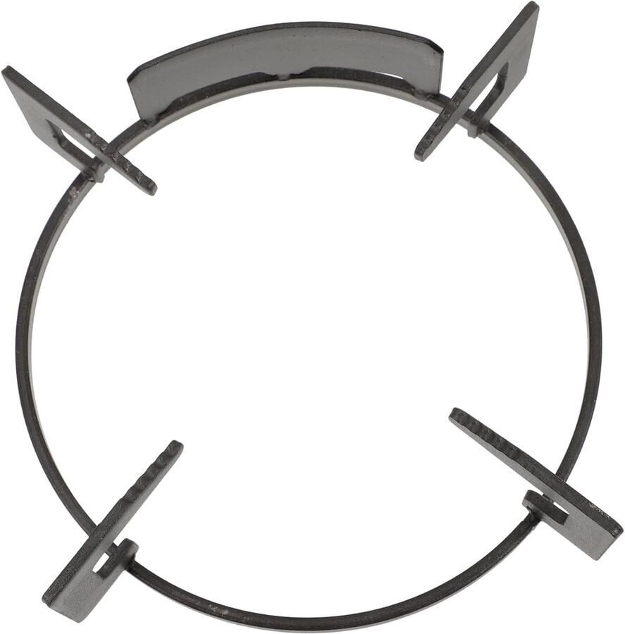 Wokring Gasfornuis Kookring Potsteun Stabiel Koken IJzeren Constructie 23x23x6 cm Zwart
