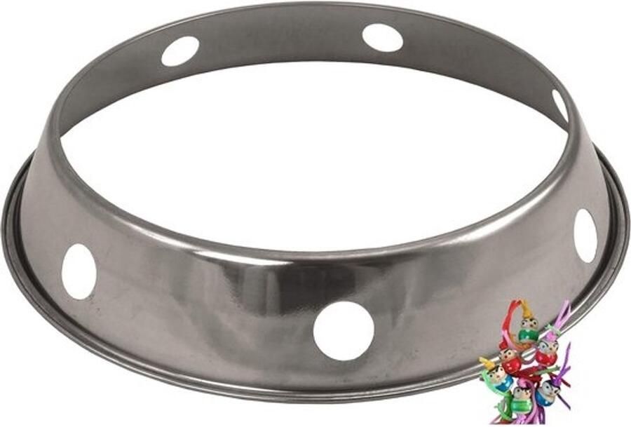 Wokring Gietijzer Wokhouder Stabilisator Stabiel Koken Voor Ronde Woks Ø 24cm Zwart