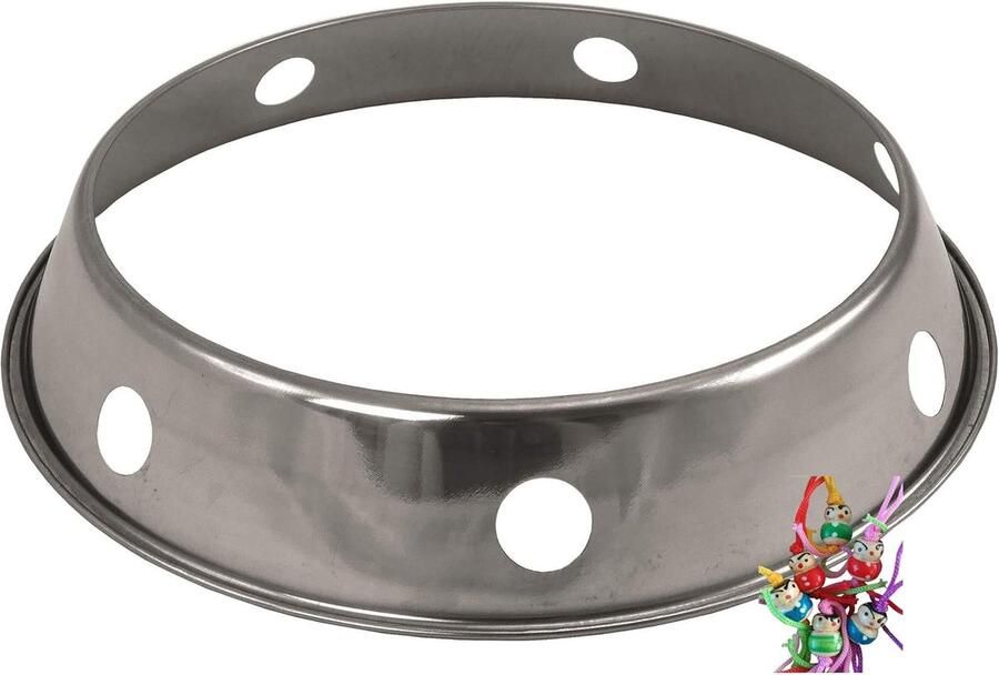 Wokring Gietijzer Wokhouder Stabilisator Stabiel Koken Voor Ronde Woks Ø 24cm Zwart