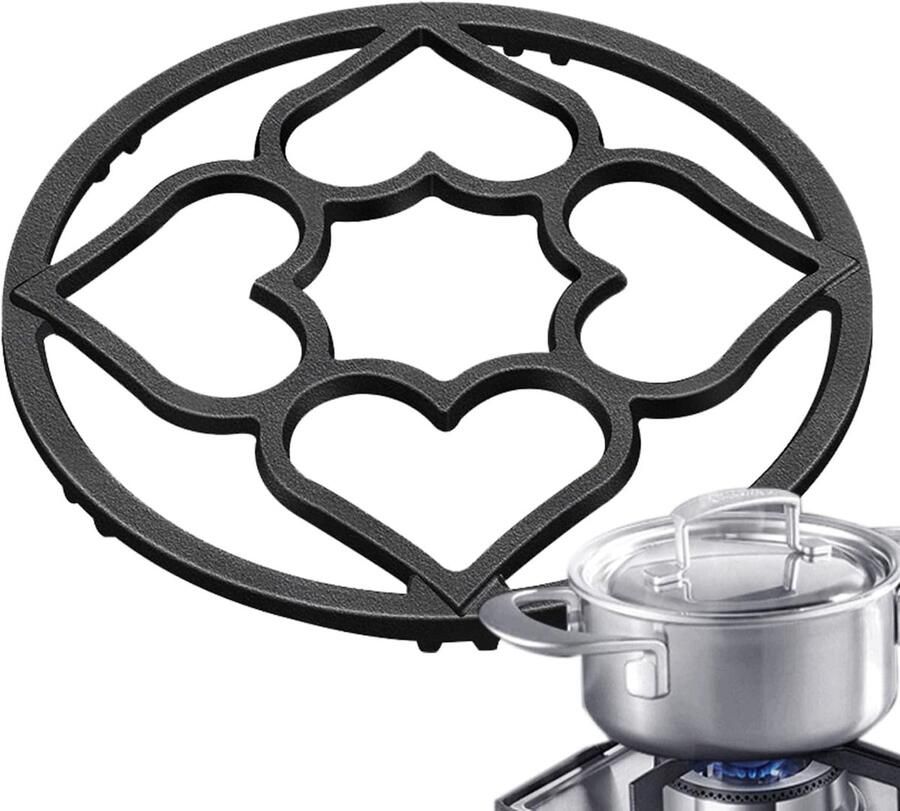 Wokring Kookplaat Gietijzeren Stand Stabiel Koken Hittebestendig Gietijzer 19 cm Diameter