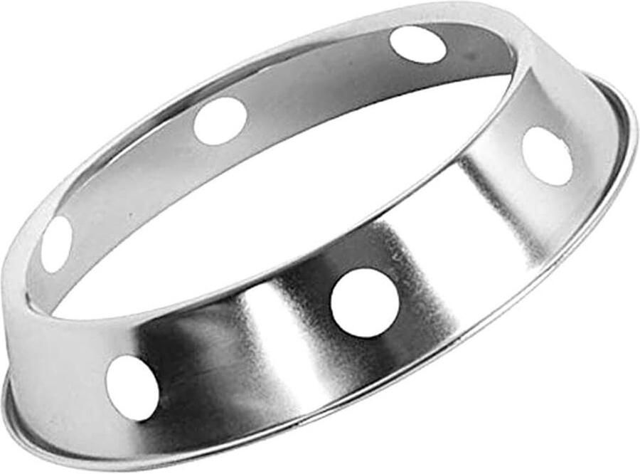 Wokring Pannenhouder Gietijzeren Ring Stabiel Koken Verstelbare Maat 26cm Diameter Zilverkleurig