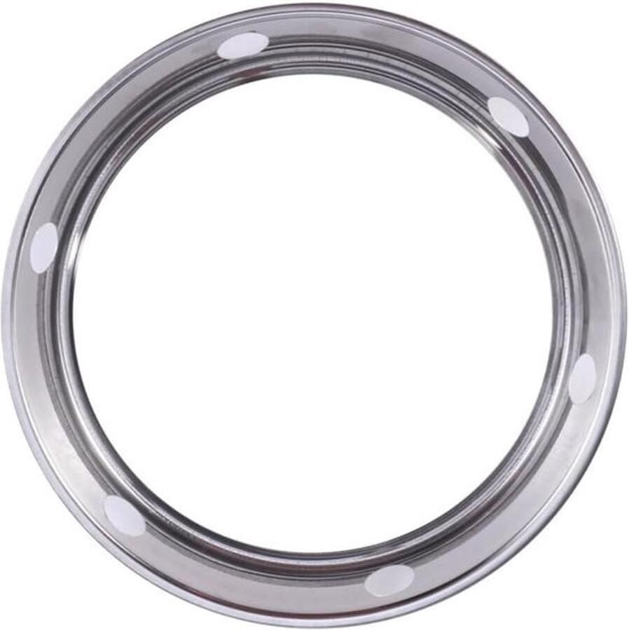 Woksteun Ring Panhouder Keuken Stabiel Koken Winddicht Ontwerp 23.5 cm Zilver