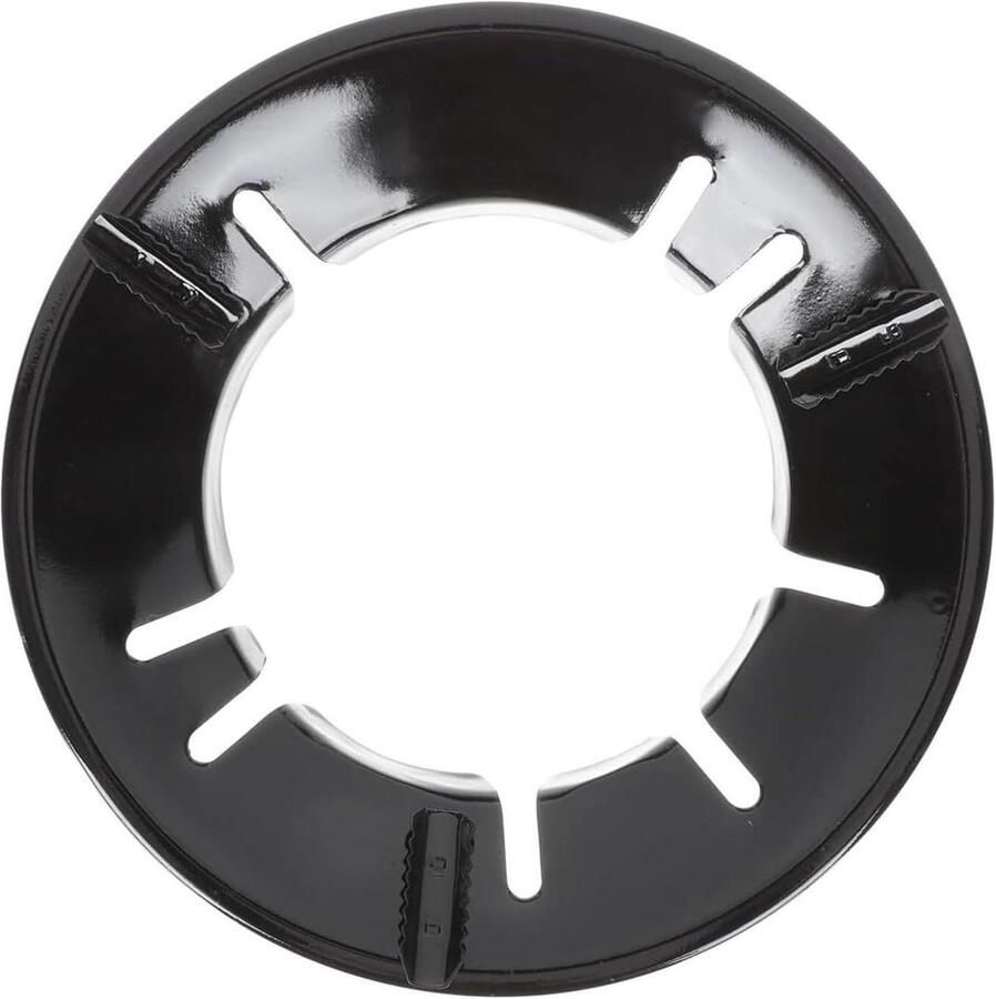 Woksteunring Gasfornuisrek Stabiel Koken Universele Pasvorm 2 Stuks Zwart