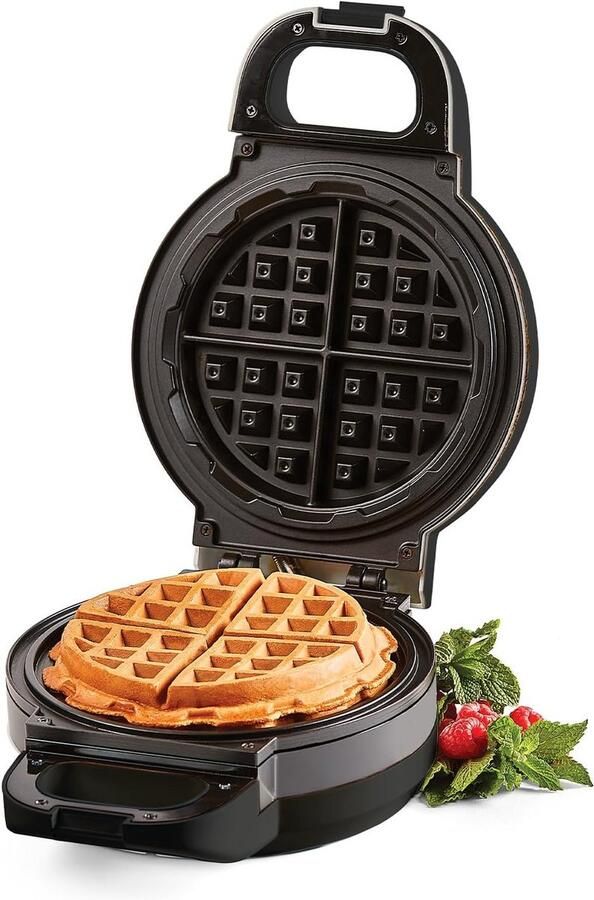 Wonder wafelijzer voor zoete en hartige gevulde wafels 17 cm anti-aanbaklaag makkelijk schoon te maken inclusief receptenboek