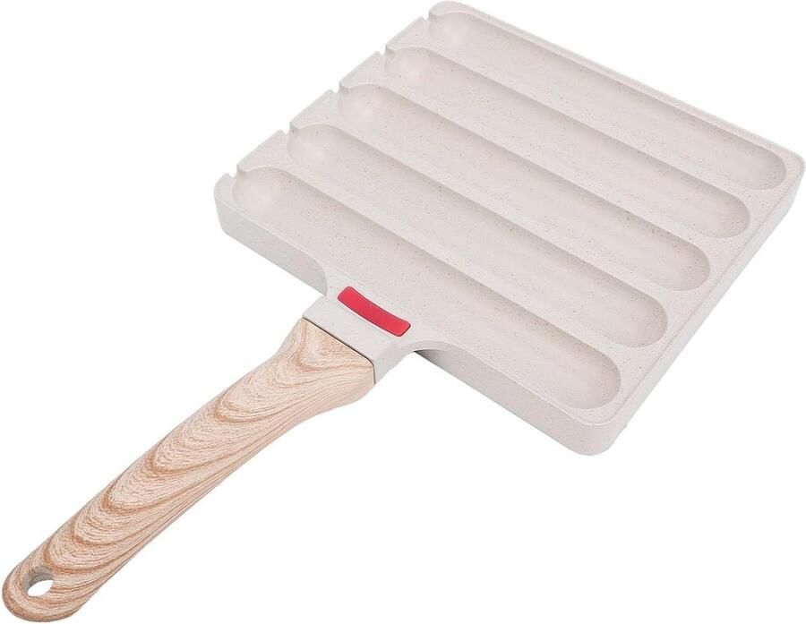 Worst Bakpan Grillplaat Buiten Koken Nonstick Coating 39 x 19 cm Wit