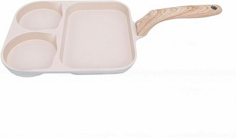Worstmaker Pan Braadplaat Grillpan Ontbijt Maken Vlakke Anti-aanbakbodem 38 x 19 cm Zwart
