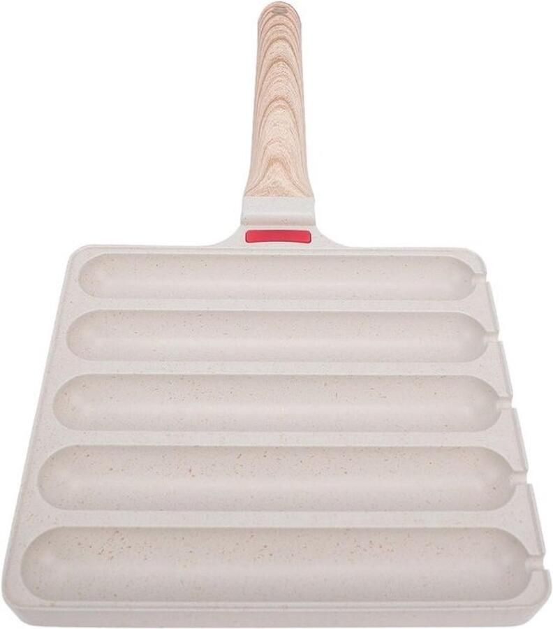 Worst Bakpan Grillplaat Buiten Koken Nonstick Coating 39 x 19 cm Wit