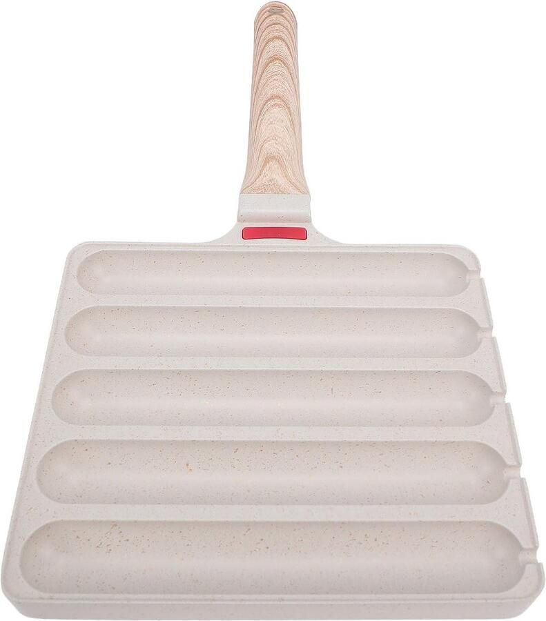 Worst Grillpan Bakplaat Buiten Koken Anti-aanbaklaag 39 cm Wit