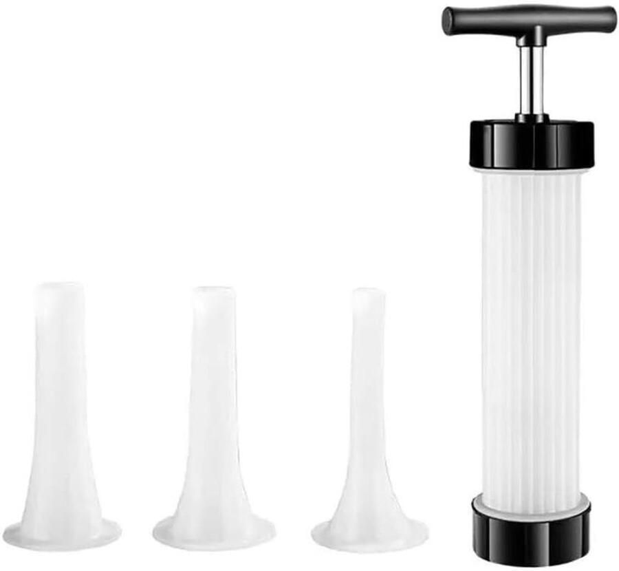 Worst Maker Worst Stuffer Zelf Worst Maken Voedselveilige Materialen 30 cm Lengte Wit