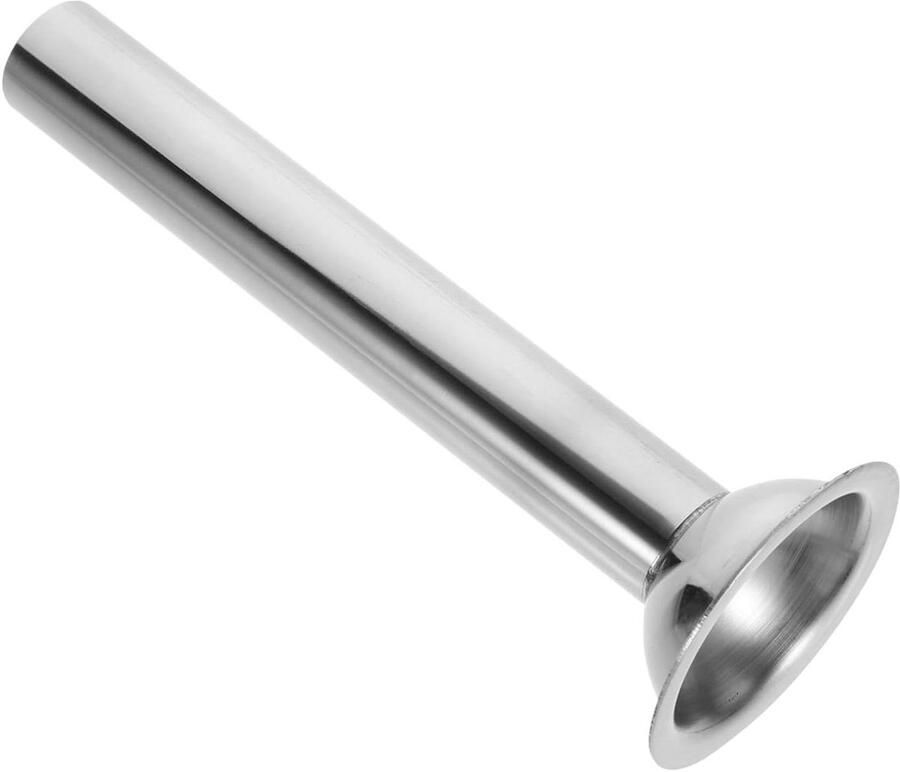 Worst Vul Trechter Vlees Vuller Vlees Vullen Roestvrij Staal 16.5 cm Zilver