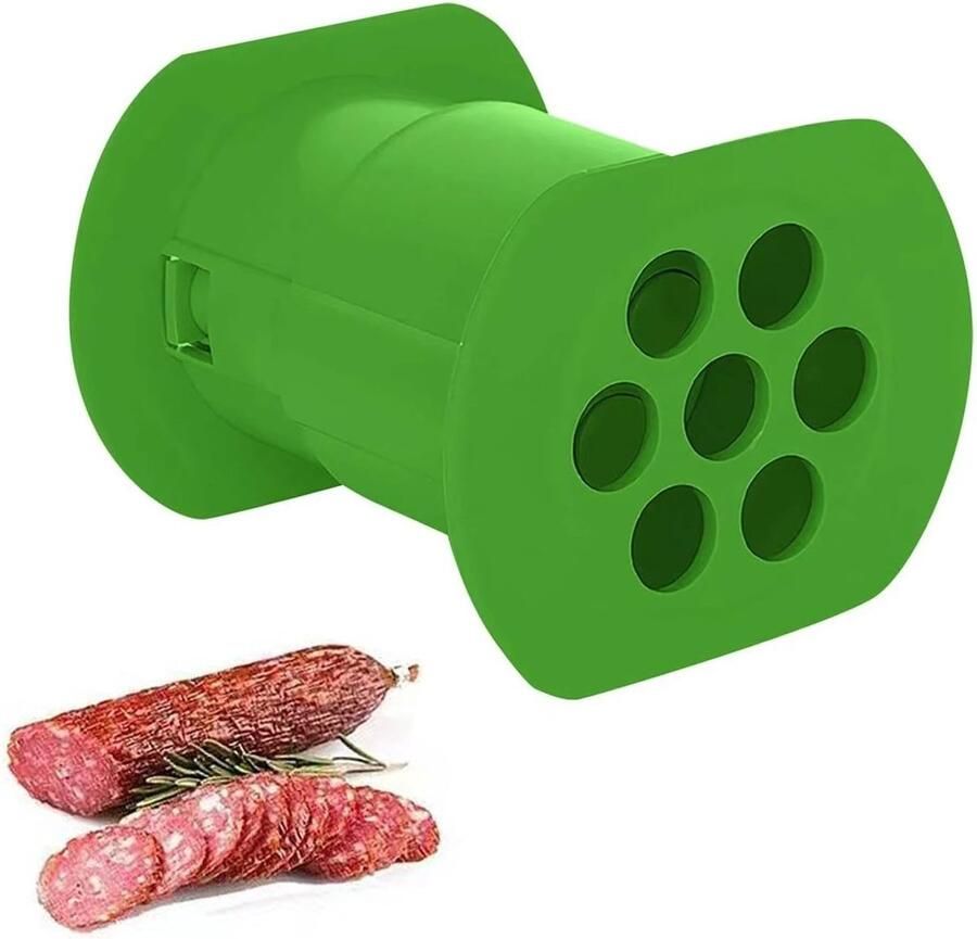 Worst Vulmachine Vlees Snijder Worst Maken Hygiënisch Werken 12x9x8 cm groen