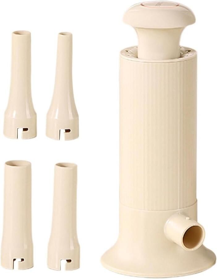 Worst Vulmachine Vlees Vuller Worst Maken Met 4 Vulbuizen 245 x 11 cm Licht Koffie
