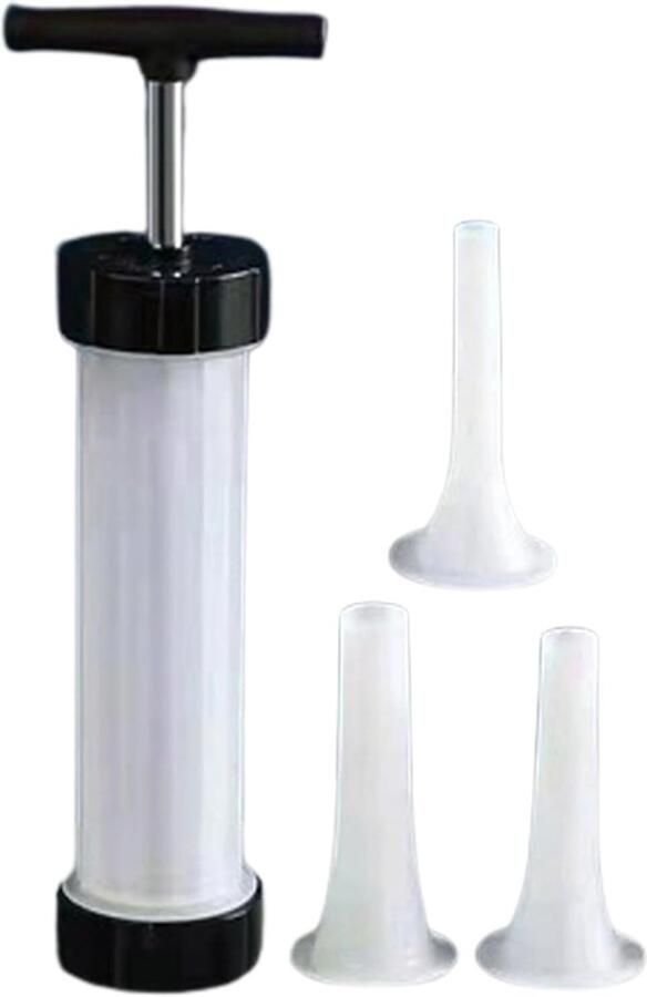 Worst Vulmachine Vlees Vuller Zelf Worst Maken Handmatige Drie Buis 30 x 17.8 x 7.3 cm
