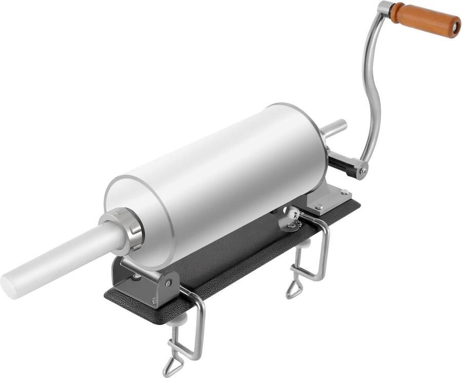 Worst Vulmachine Worstspuit Worstpers Zelf Worst Maken Met 4 Vulbuizen 3 Liter Capaciteit Zilver