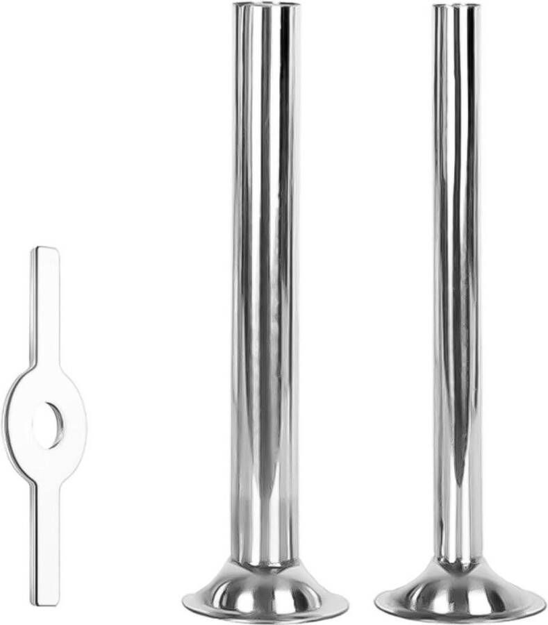 Worstbuizenset 3 Stuks Roestvrijstalen Worstvullerset Geschikt voor Vleesmolen Gehaktmolen