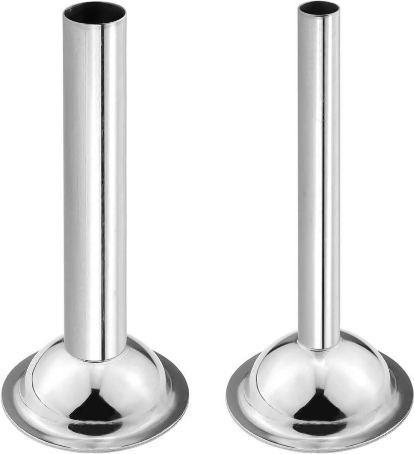 Worstbuizenset voor Vleesmolen – Roestvrij Staal 2-delige Grinder Stuffer Kit