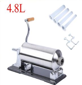 Worstenmachine Worst vulmachine Worstmachine Worsten Maker Worst Stuffer Vlees Compact Vleesmolen Zilver