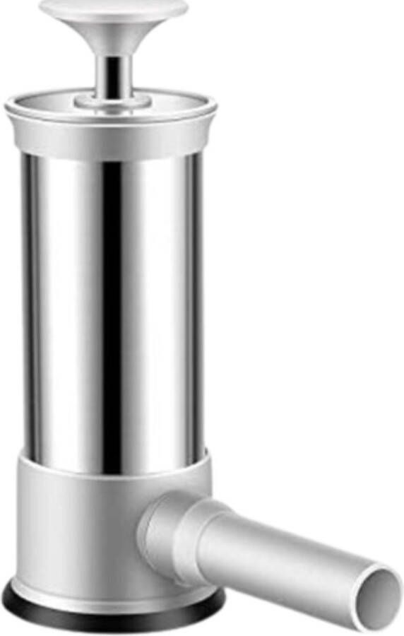 Worstenvuller Handmatige Worstenmaker Zilver Grijs