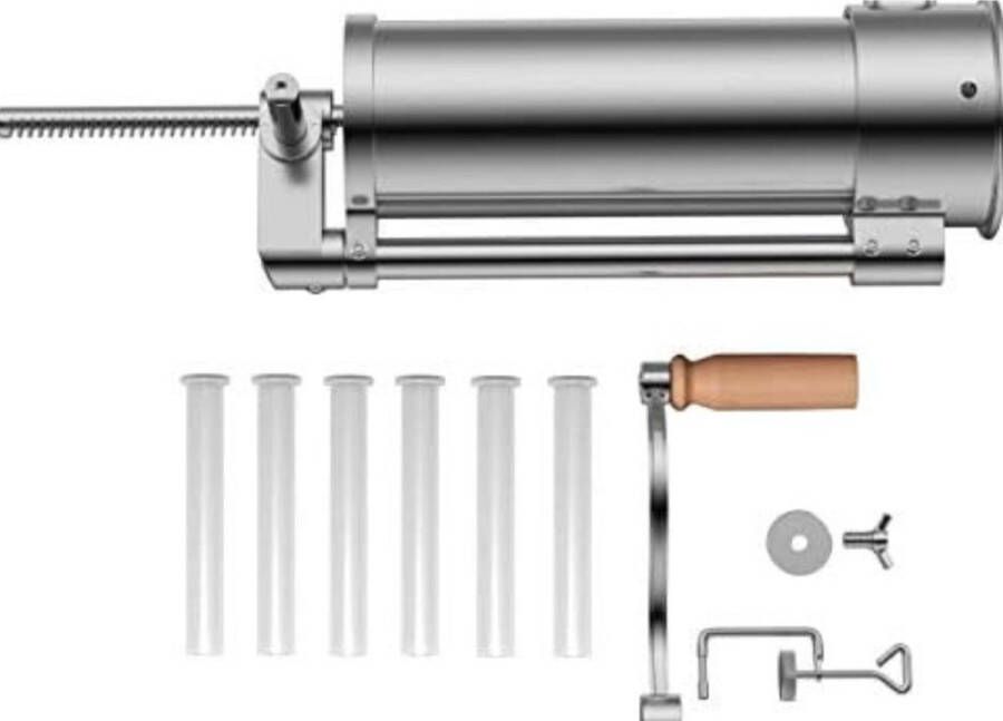 Worstenvulmachine Makkelijk In Gebruik Voor Grote Mengen RVS Vleesspuit Hygiënisch En Duurzaam Ontwerp Ideaal Voor Thuisgebruik - Foto 2