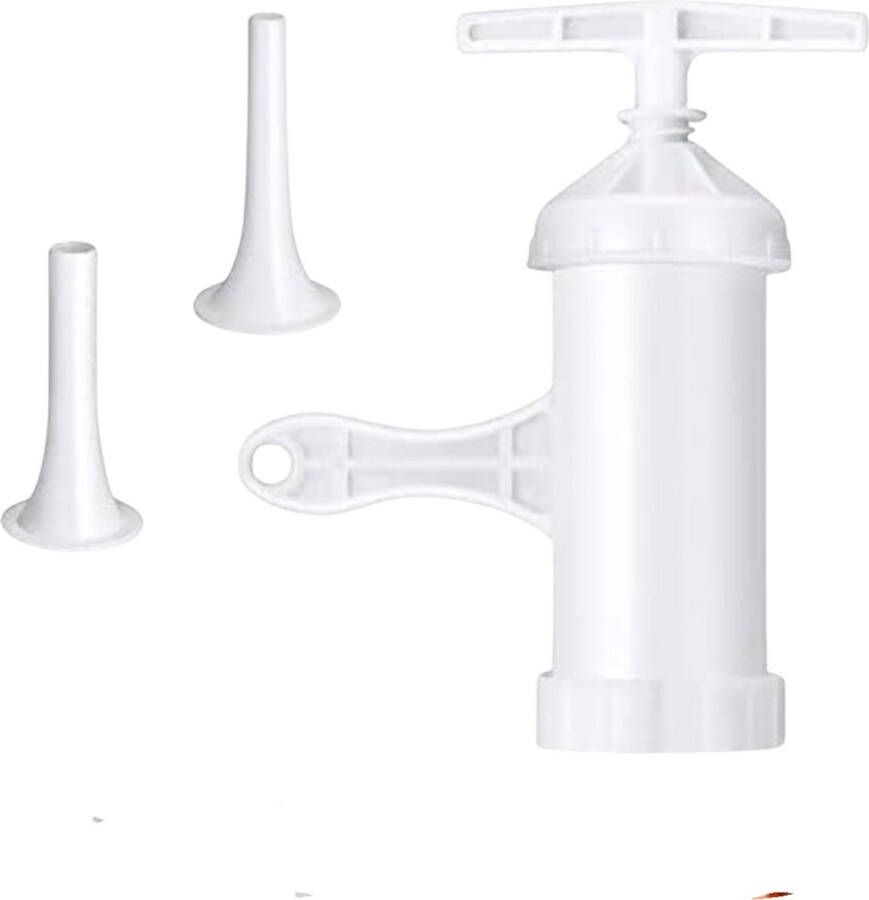 Worstenvulmachine Makkelijk In Gebruik Voor Grote Mengen RVS Vleesspuit Hygiënisch En Duurzaam Ontwerp Ideaal Voor Thuisgebruik