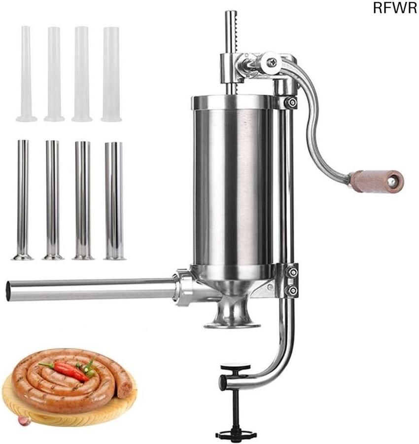 Worstenvuller Worstenmaker Machine Handmatig RVS Accessoire