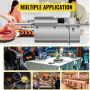 Worstenvuller – Worstenmaker Worstmachine Professionele 7L RVS Horizontale Worstenvuller Inclusief 5 Vulmondstukken - Thumbnail 2