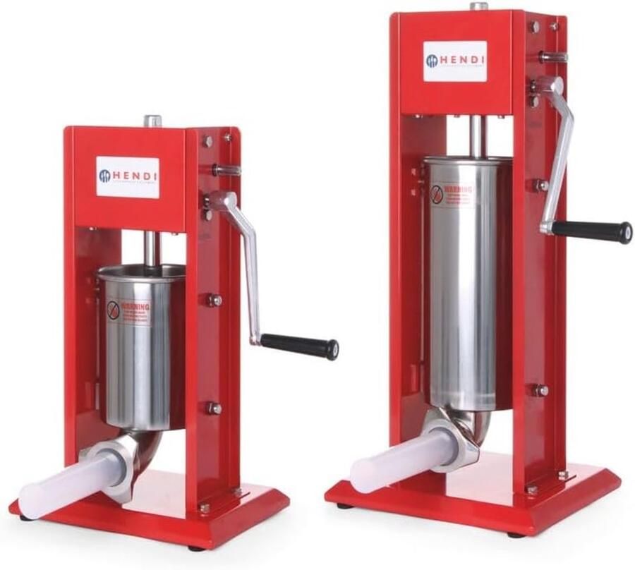 Worstenvulmachine Keuken Vleesvuller worstmaker Zelf worst maken 5 Liter capaciteit 30x34x69 cm Zilver