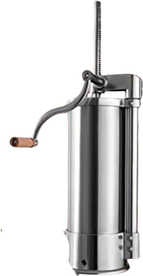 Worstenvulmachine Makkelijk In Gebruik Voor Grote Mengen RVS Vleesspuit Hygiënisch En Duurzaam Ontwerp Ideaal Voor Thuisgebruik