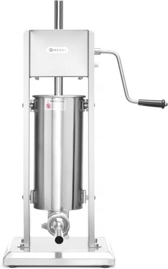 Worstenvulmachine Profi Line met 4 roestvast stalen trechters