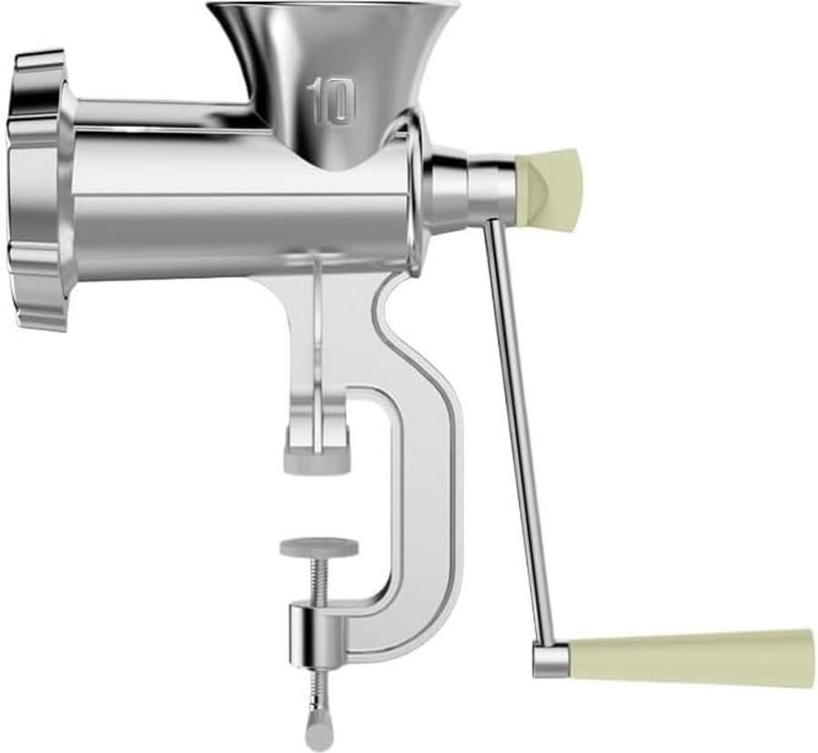 Worstmaker Vleesmolen Zelf worst maken Handmatig model Nr 10 Metaal