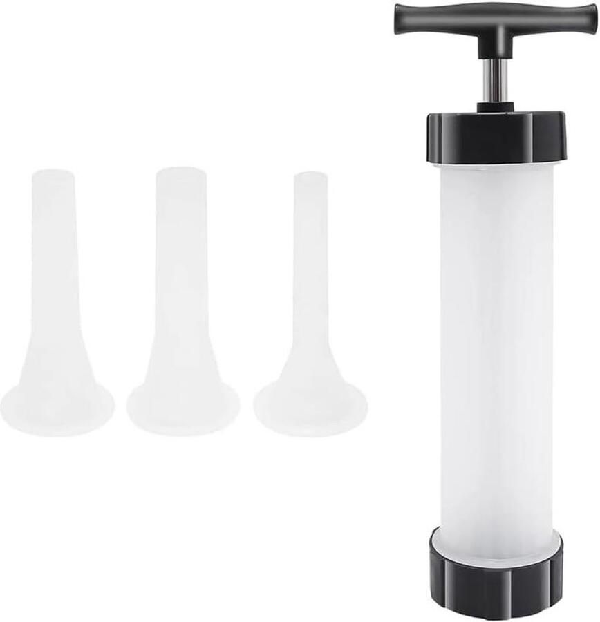 Worstmaker Worst Vulmachine Zelf Worst Maken Voedselveilig PP Materiaal Niet Gespecificeerd Wit