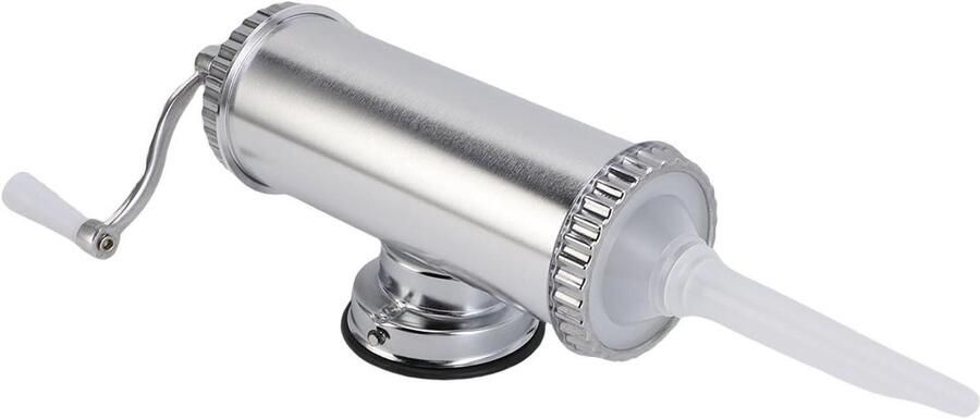 Worstmaker Worst vulmachine Zelf worst maken Roestvrij staal 30 x 16 x 11 cm Zilver